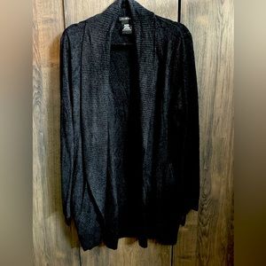 Max & Mia black cardigan size L stretch